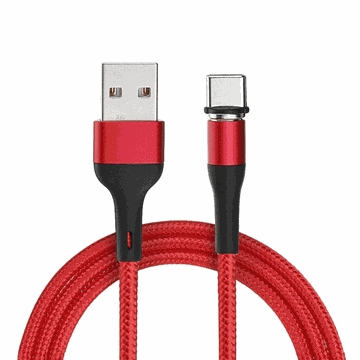 Picture of USAMS US-SJ313 U26 1m Type-C Charging And Data Cable -Color: Red