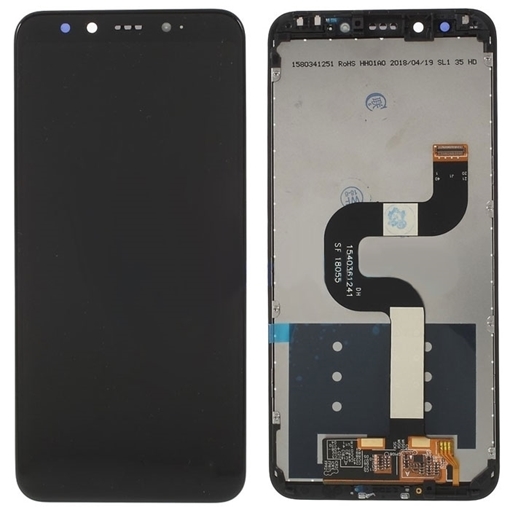 Γνήσια Οθόνη LCD με Μηχανισμό Αφής για Xiaomi Redmi A2/A2+ 4G 2023 560001C3S200 - Χρώμα: Μαύρο