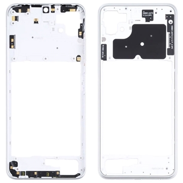 Picture of Middle Frame with Flex for Samaung Galaxy A22 5G A226 - Color: White