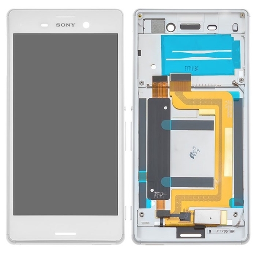 Picture of LCD Complete with Frame for Sony Xperia M4 Aqua E2303 - Color: White