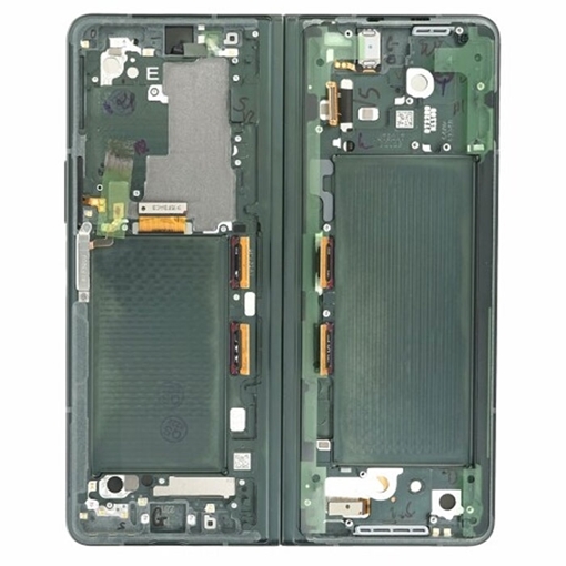 Γνήσια Οθόνη LCD με Μηχανισμό Αφής και Πλαίσιο για Samsung F926 Galaxy Z Fold 3 5G Service Pack GH82-26283B - Χρώμα: Πράσινο