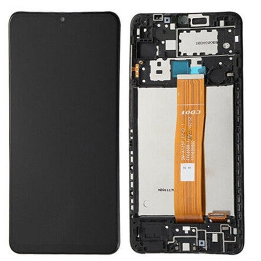 Incell Οθόνη LCD με Μηχανισμό Αφής και Πλαίσιο για Samsung Galaxy A12 A125F - Χρώμα: Μαύρο