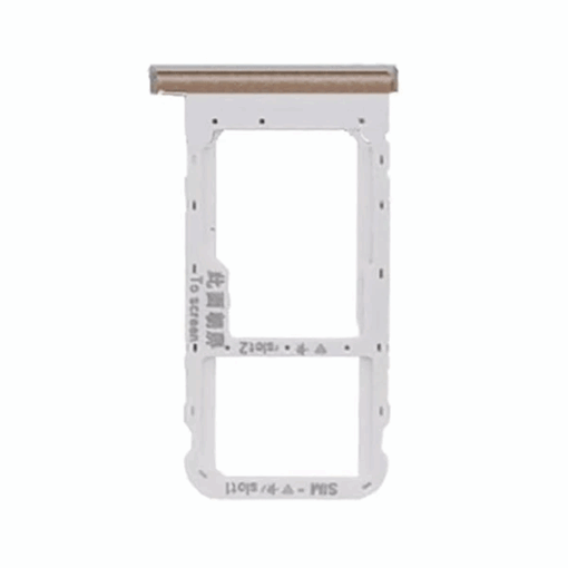Υποδοχή κάρτας SIM Tray για Huawei P SMART PLUS -  Χρώμα: Λευκό
