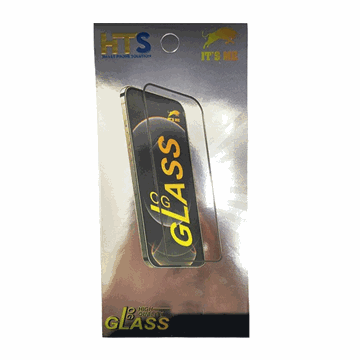 Picture of HTS  OG Full Glass Full Glue Tempered Glass for Apple iPhone 12 Pro Max - colour black