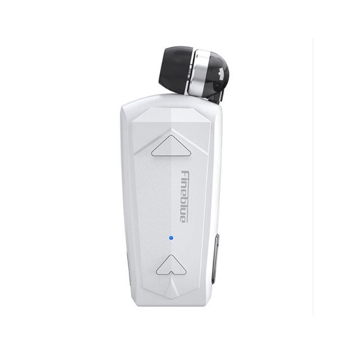 Fineblue F520 In-ear Bluetooth Handsfree Ακουστικό Πέτου - Χρώμα: Λευκό