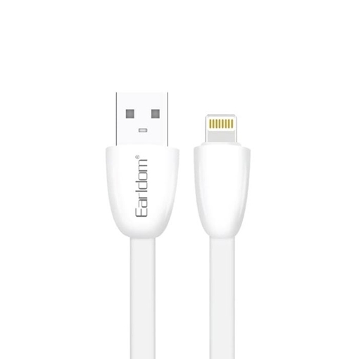 Picture of Earldom EC-111i Fast Charing Cable Lightning 2.4Α 3M - Color: White