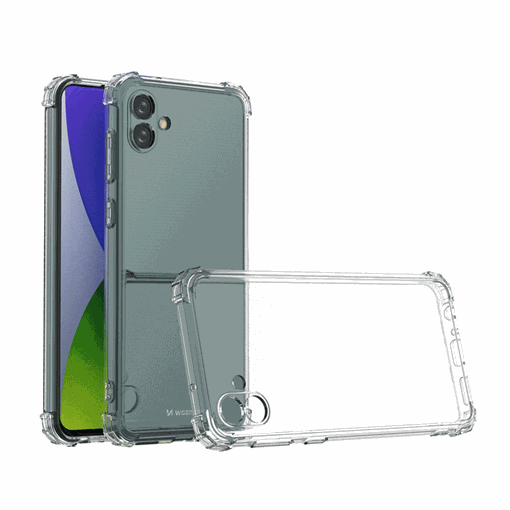Θήκη Πλάτης Σιλικόνης Anti Shock 1.5mm για Samsung Galaxy A04- Χρώμα: Διαφανές