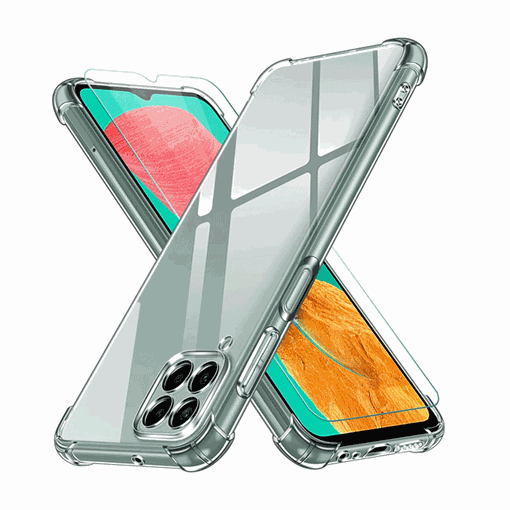 Θήκη Πλάτης Σιλικόνης Anti Shock 1.5mm για Samsung Galaxy M33 - Χρώμα: Διαφανές