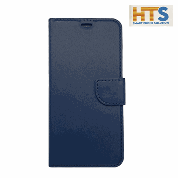 Picture of HTS Book Cover Stand Leather Wallet with Clip For Xiaomi Redmi A1 - Color-Blue