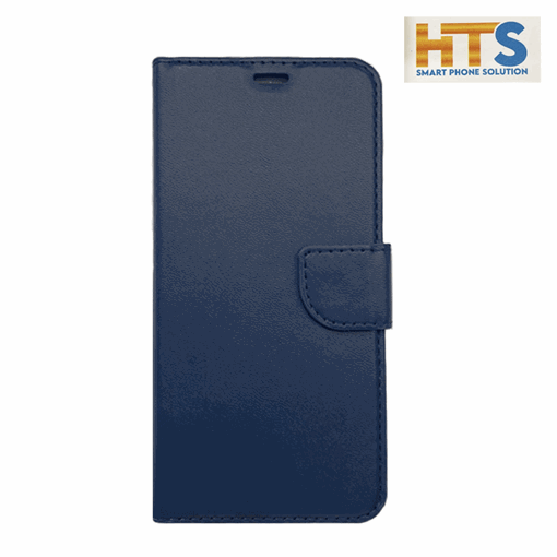Picture of HTS Book Cover Stand Leather Wallet with Clip For Xiaomi Redmi A1 Plus - Color-Blue