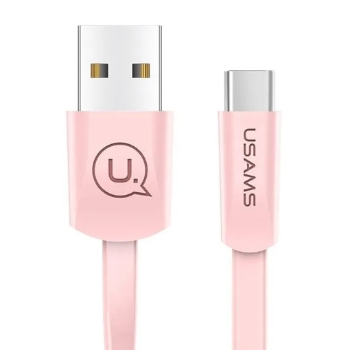 Picture of USAMS US-SJ232 U7 Charging Cable Micro USB 1M - colour pink