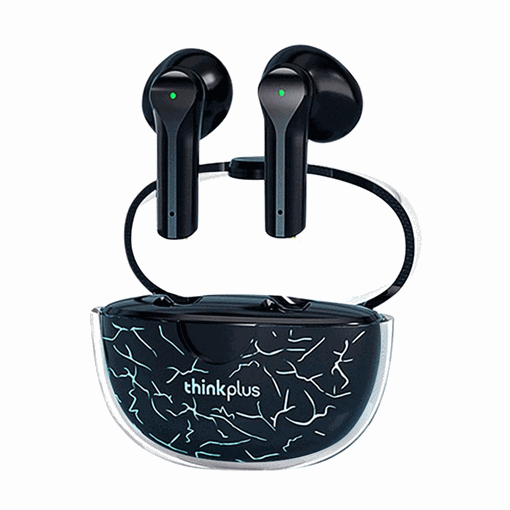 Lenovo XT95 Pro Earbud Bluetooth  Ακουστικά με Αντοχή στον Ιδρώτα και Θήκη Φόρτισης - Χρώμα: Μαύρα
