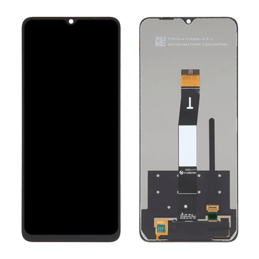 OEM Οθόνη LCD με Μηχανισμό Αφής για Xiaomi Redmi 12C - Χρώμα: Μαύρο