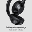 Lenovo thinkplus TH10 Wireless Stereo Headphone Bluetooth Earphones Music Headset with Mic Ακουστικά - Χρώμα: Μαύρο