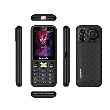 Picture of Telemar T350 Mobile Phone 32GB Dual Sim 2.8" - Color: Black