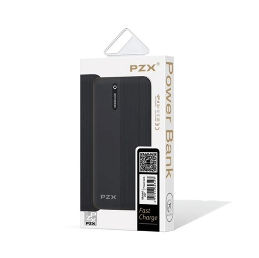 PZX - V07 Power Bank 10000Mah 2 USB Ports - Χρώμα: Μαύρο