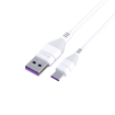 Picture of PZX v169 Fast Charging Cable 5A USB To TYPE C 1.2m Data Cable - Color: White