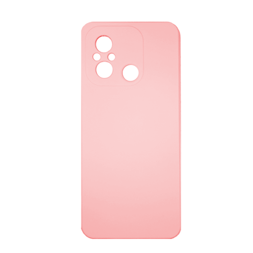 Θήκη Πλάτης Σιλικόνης Soft για Xiaomi Redmi 12C - Χρώμα : Ροζ