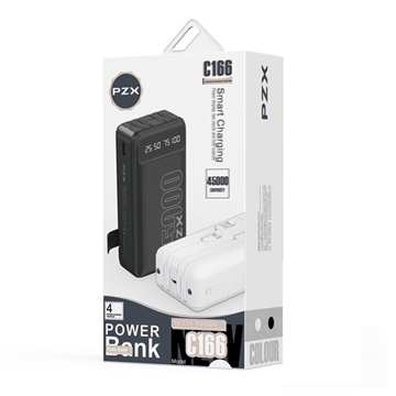 Εικόνα της PZX Power Bank C166 - 45000mah -Χρώμα: Μαύρο
