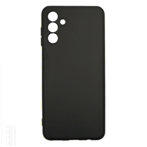 Θήκη Πλάτης Σιλικόνης Soft για Samsung Galaxy A04S - Χρώμα : Μάυρο